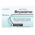 Апо-Флуоксетин, капсулы 20 мг 14 шт
