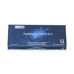 Презервативы Vizit нано-тек полиуретановый 2 шт.