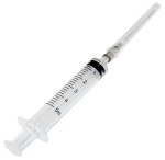 Шприц, 5 мл р. 0.7ммх40мм 22G 10 шт Канпо трехкомпонентный одноразовый