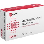 Окскарбазепин Велфарм, таблетки покрытые пленочной оболочкой 600 мг 50 шт