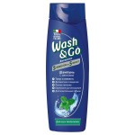 Шампунь для мужчин, Wash&Go (Вош энд Гоу) 400 мл с ментолом для всех типов волос