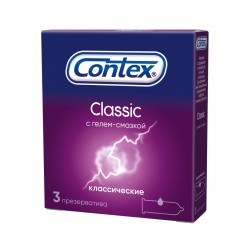 Презервативы, Contex (Контекс) 3 шт классик (с гелем-смазкой)