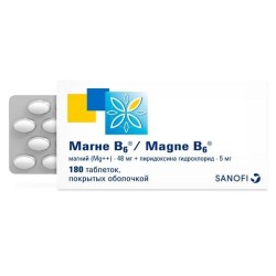 Магне В6 табл. п/о 180 шт.