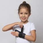 Бандаж для лучезапястного сустава, Крейт р. универсальный E-207 фиксатор синий с черным