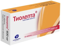 Тиолепта табл. п/о пленочной 600 мг 30 шт.